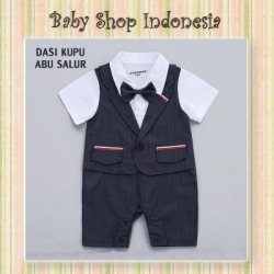 Jumpsuit Tuksedo Dasi Kupu Abu Salur  large